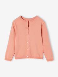 Girls-Cardigans, Jumpers & Sweatshirts-Cardigans-Fine Knit Basics Cardigan for Girls