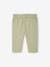 Corduroy Paperbag Trousers for Babies aqua green+navy blue 