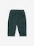 Corduroy Trousers with Polar Fleece Lining, for Babies fir green 