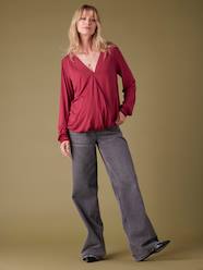 Blouse-Effect Top with Crossover on the Front for Maternity, ENVIE DE FRAISE