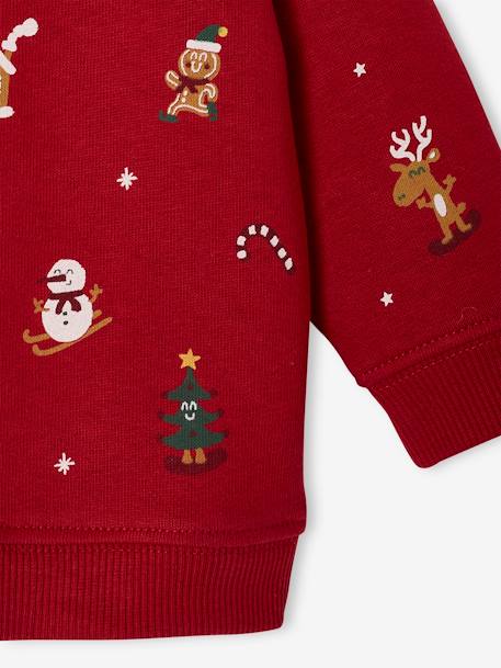 Christmas Gift Box with Sweatshirt + Beanie for Babies red 