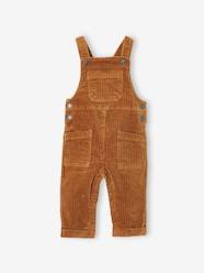 Baby-Dungarees & All-in-ones-Wide-Cut Corduroy Dungarees for Baby Boys