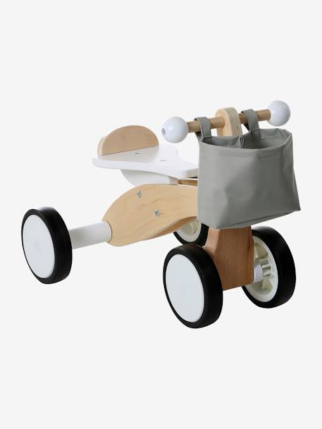 Car Ride-On in FSC® Wood white 