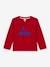 Long Sleeve Cotton Top for Children, by Petit Bateau red 