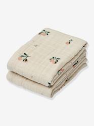 Nursery-Health Care-Set of 2 printed muslin swaddles - LIEWOOD