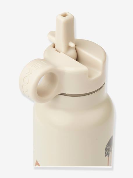 Falk 350ml water bottle - LIEWOOD beige+white 