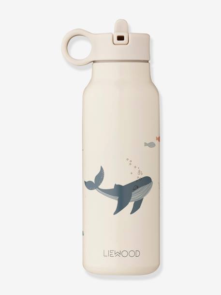 Falk 350ml water bottle - LIEWOOD ecru+white 