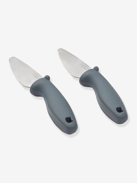 Set of 2 Perry metal knives - LIEWOOD blue+rose 