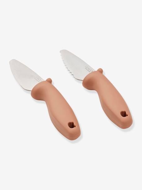 Set of 2 Perry metal knives - LIEWOOD blue+rose 