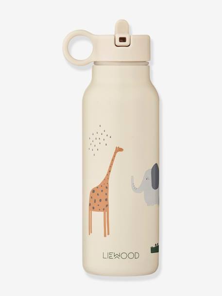 Falk 350ml water bottle - LIEWOOD beige+white 