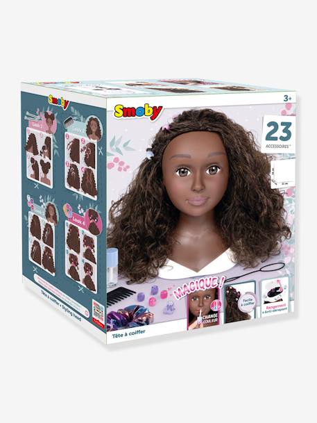 My beauty - afro hairdressing head SMOBY multicoloured 