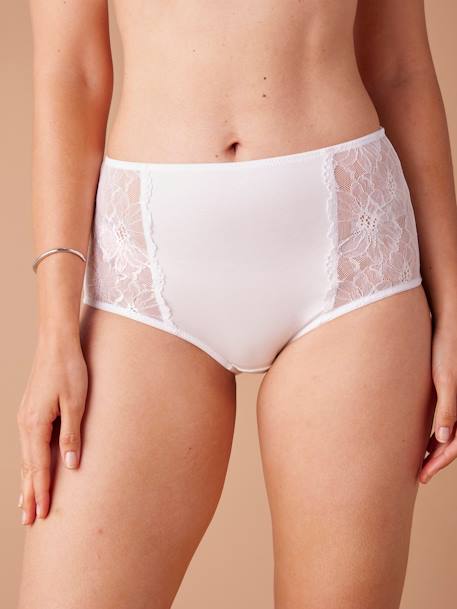 Pack of 2 High Waist Briefs with Lace for Maternity, by ENVIE DE FRAISE black 