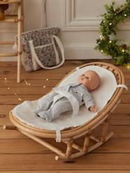 Baby Bouncer for Dolls in Rattan