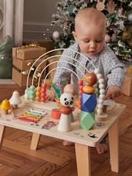 Toys-Baby & Pre-School Toys-Musical Activity Table in 100% FSC Wood, Happy Animals