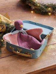 -Bag with Comforter Bird in Dual Fabric