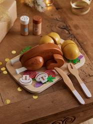 Toys-Role Play Toys-Kitchen Toys-Roast Chicken & Accessories in FSC Wood