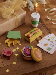 Toys-Role Play Toys-Kitchen Toys-Hamburger & Hot Dog Set in FSC® Wood