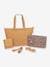 BABYMOOV tote bag beige+printed brown 