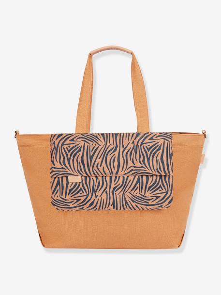 BABYMOOV tote bag beige+printed brown 