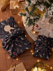 Bedding & Decor-Decoration-Pack of 2 Furoshiki Wrapping Cloth, Father Christmas's Friends