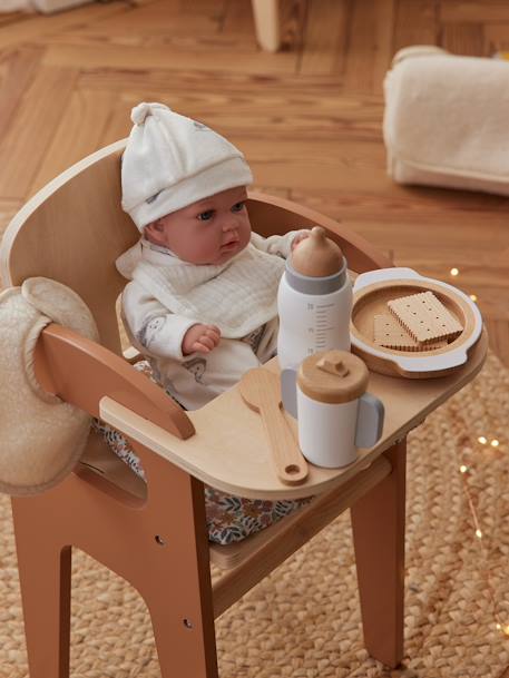 High Chair  in FSC® Wood for Dolls wood 