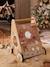 Wooden Walker with Brakes - Wood FSC® Certified rose+WHITE MEDIUM SOLID WITH DESIGN+wood 