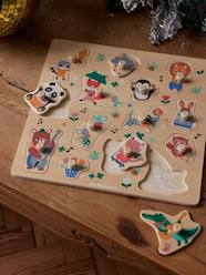 Toys-Happy Animals Peg Puzzle in FSC® Wood