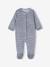 Pack of 2 Velour Sleepsuits for Babies night blue 