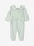 Pack of 2 Fleece Sleepsuits for Newborns sage green 