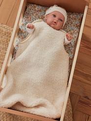 -Baby Sleeping Bag in Bouclé Knit for Dolls