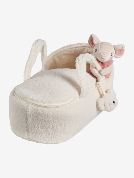 Sherpa Carrycot for Dolls, Koala Head ecru 