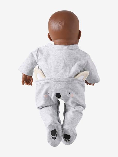 Koala Pyjamas for 30/33 cm & 36 cm Dolls grey 