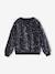 Sequinned Christmas Sweatshirt for Girls anthracite 