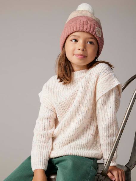 Marl Jumper for Girls vanilla 