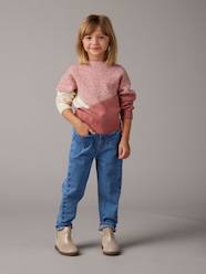 -Paperbag Jeans, Heart-Shaped Pockets, for Girls