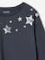 Christmas Special Top with Twinkling Stars for Girls anthracite 