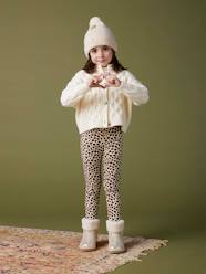 -Leggings Lined in Polar Fleece for Girls