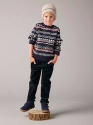 Boys-Trousers-Corduroy Trousers, Easy to Slip On, for Boys