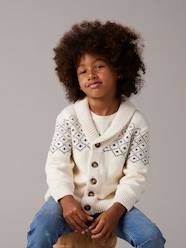 Boys-Cardigans, Jumpers & Sweatshirts-Cardigans-Jacquard Cardigan for Boys