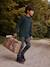 Cable Knit Jumper for Boys ecru+fir green 