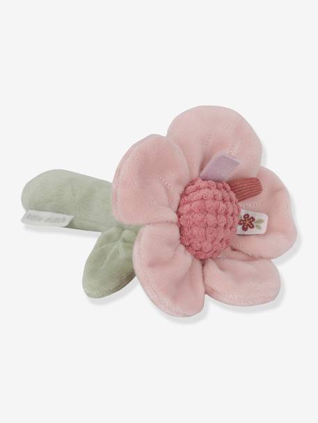 Flower plush rattle - Fairy Garden LITTLE DUTCH rosy 