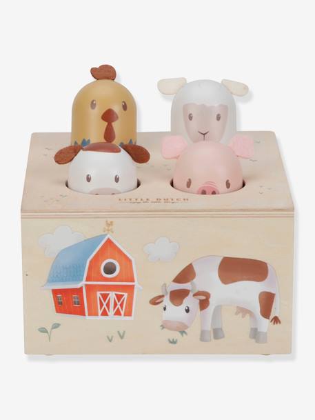 Wooden pop-up toy - Little Farm LITTLE DUTCH multicoloured 