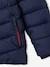 Hooded Ski Jacket, Sherpa Lining, for Boys navy blue 