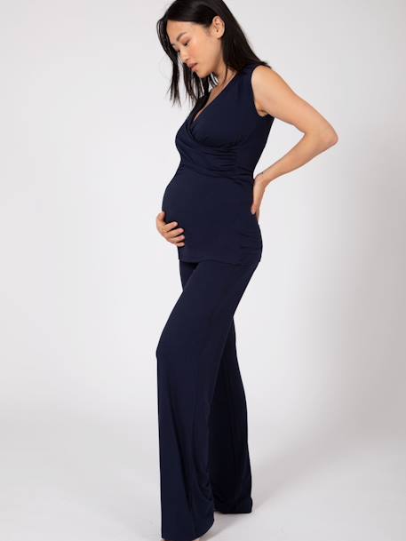 Maternity & Nursing 3-Piece Set, Loungewear Box, ENVIE DE FRAISE emerald green+navy blue 