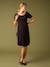 Progressive, 2-in-1 Dress with Front/Back Sequinned Top for Maternity black 