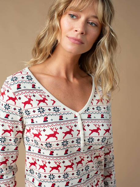 Christmas Special Capsule Collection Pyjamas for Women, by ENVIE DE FRAISE red 