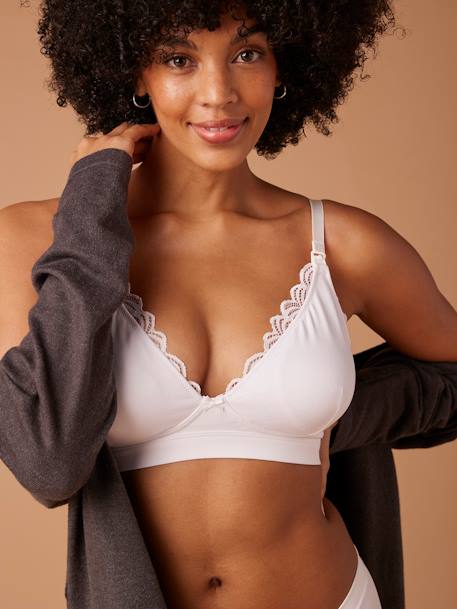 Pack of 2 Lace Bras, Maternity & Nursing Special, ENVIE DE FRAISE white 