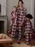 Chequered Christmas Pyjamas, Family Capsule Collection for Women chequered red 