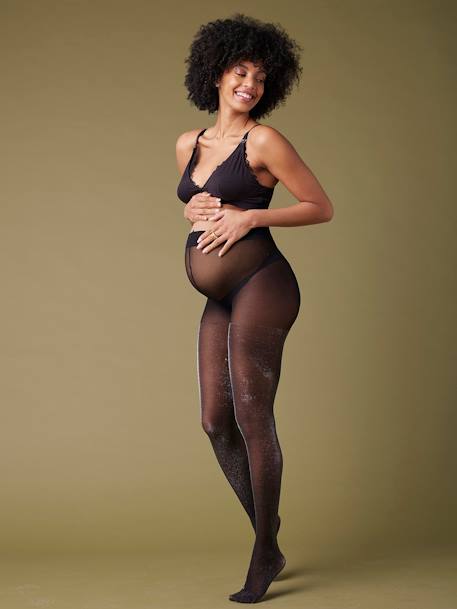 Scintillating Tights for Maternity, by ENVIE DE FRAISE black 