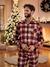 Flannel Christmas Pyjamas for Men, Family Capsule Collection chequered red 